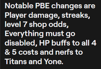 Set 11 Patch 14.8 PBE