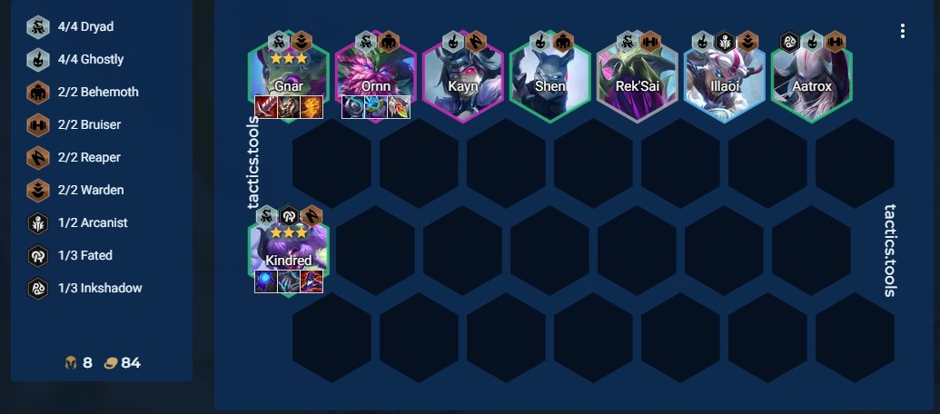 Set 11 Gnar/Kindred Reroll Guide