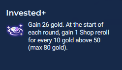 Set 12 Invested+/Invested++ Augment Gold Calculation